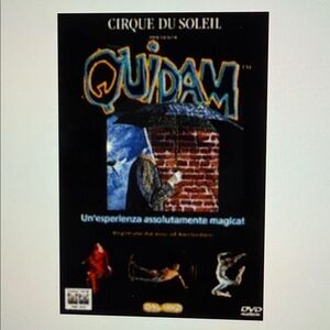 Brand New QUIDAM DVD by Cirque du Soleil